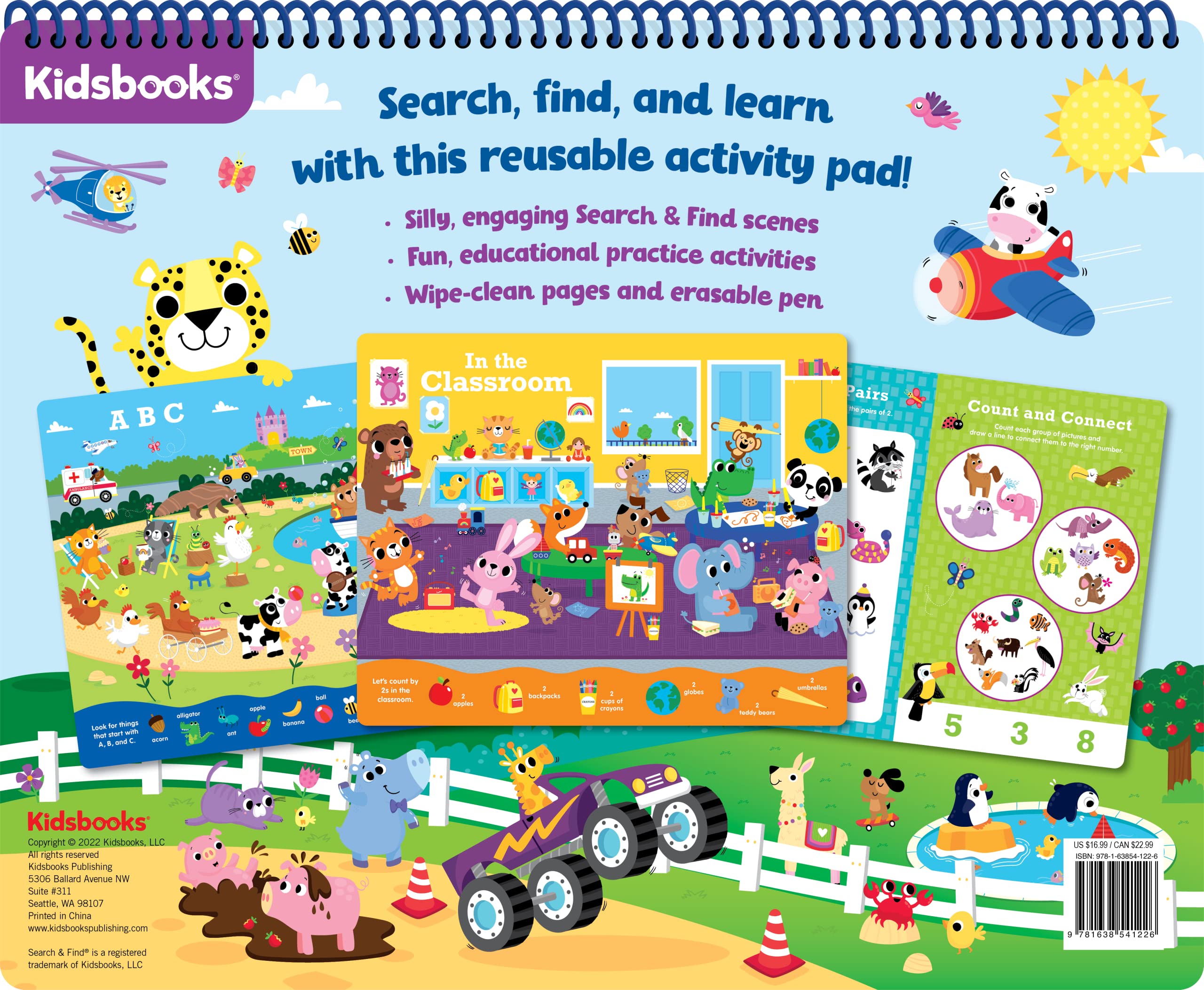 My Big Search & Find Learning Fun Pad - Giant Floor Activity Mat for Kids | Educational Puzzle Game for Toddlers & Preschoolers | Perfect for Playrooms, Classrooms & Family Game Nights