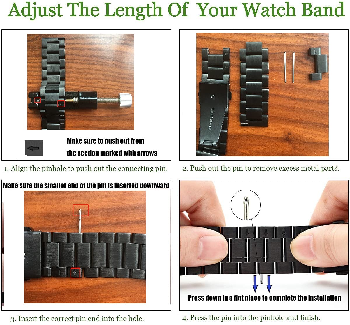 WIGERLON Stainless Steel Apple Watch Band for Men & Women - Compatible with Apple Watch 38mm 40mm 42mm 44mm 49mm - Metal iWatch Band for Series 8/7/6/5/4/3/2/1/SE - Perfect for Workouts, Office & Everyday Wear