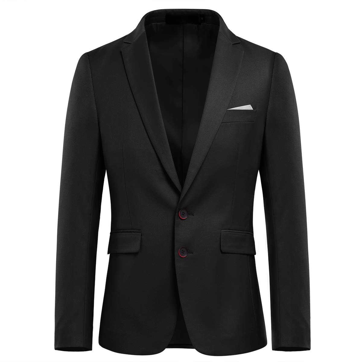 Slim Fit Men's Blazer - Formal Business & Wedding Suit Jacket for Office & Events