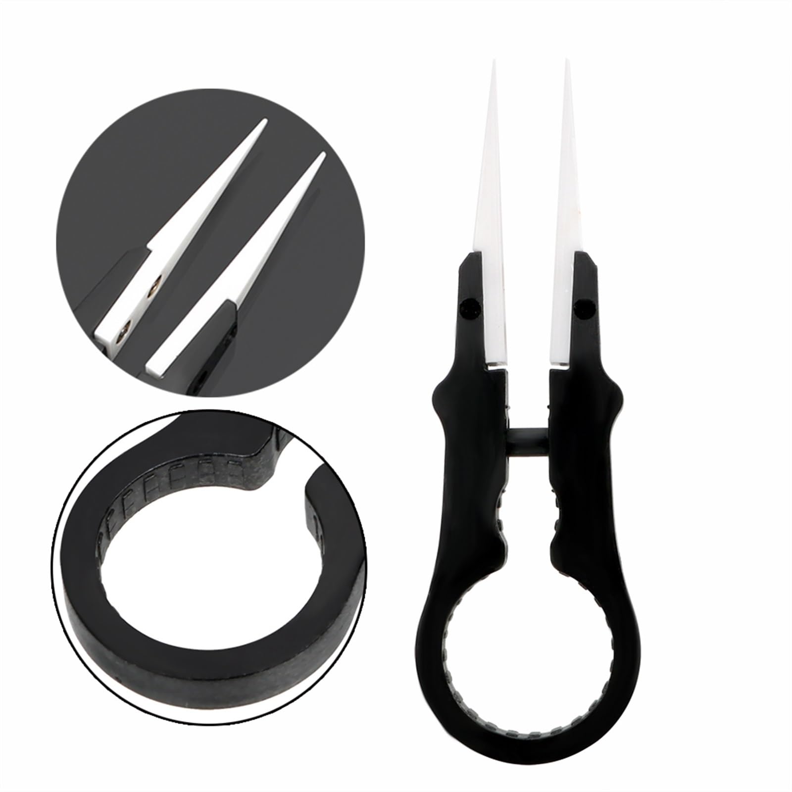 Professional Stainless Steel Hair Removal Tweezers - Precision Grooming & Industrial Maintenance Tool for Eyebrows, Splinters & Electronics Repair - Perfect for Home, Salon & Workshop Use