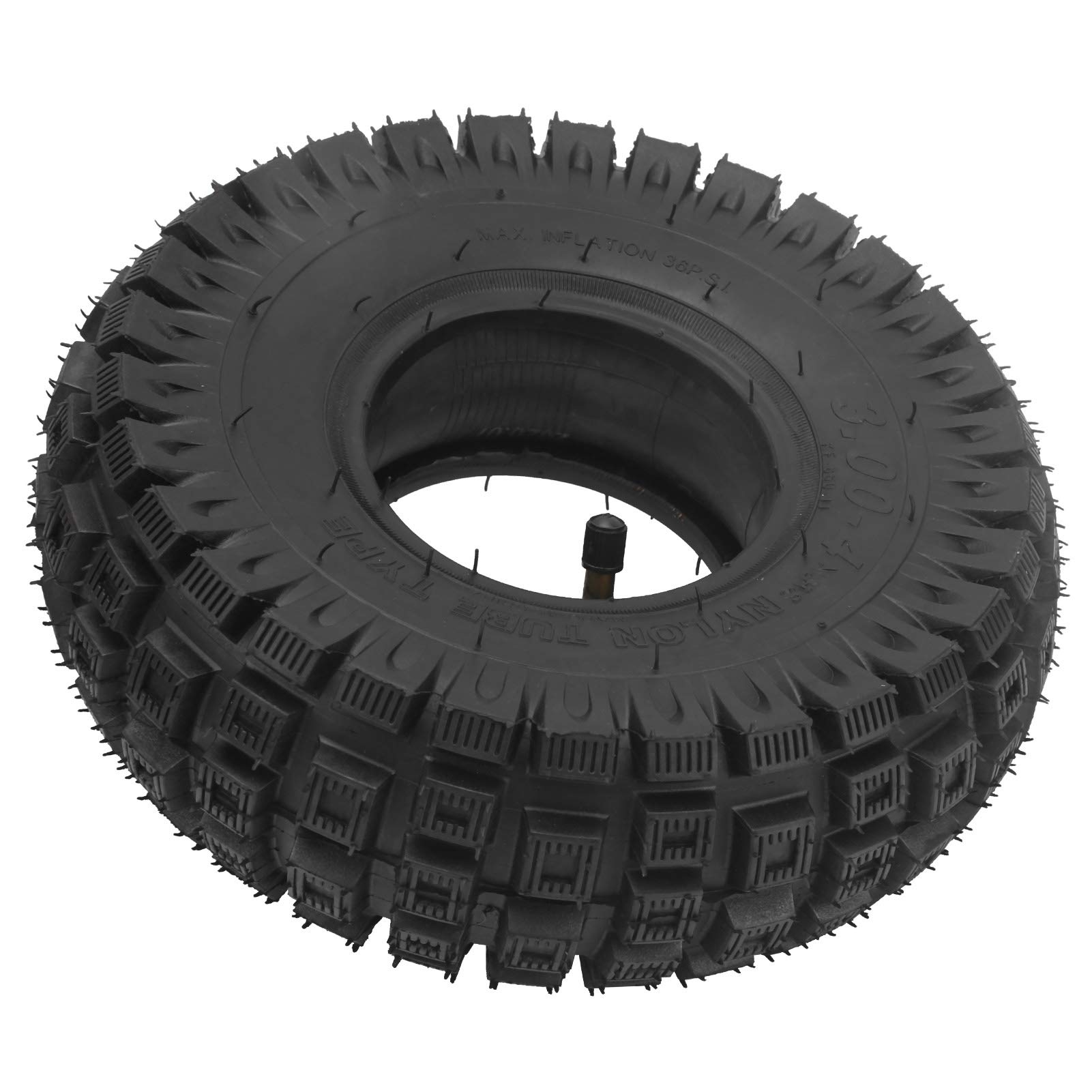 Alomejor 3.00x4 Electric Scooter Tire with Inner Tube Set - Replacement for 3-Wheel Mobility Scooters & Wheelbarrows - Durable Outdoor Use for Seniors & Adults