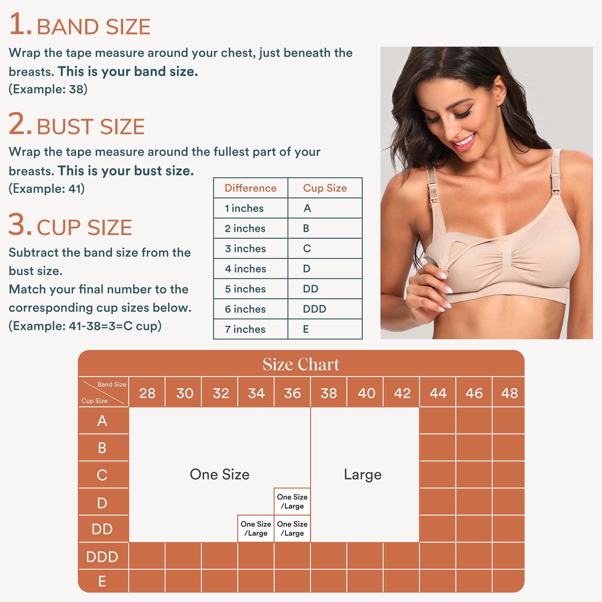 Coobie Seamless Nursing Maternity Bra - Comfortable Wireless Breastfeeding Bra for Pregnant & Nursing Moms - Perfect for Sleep, Work & Everyday Wear