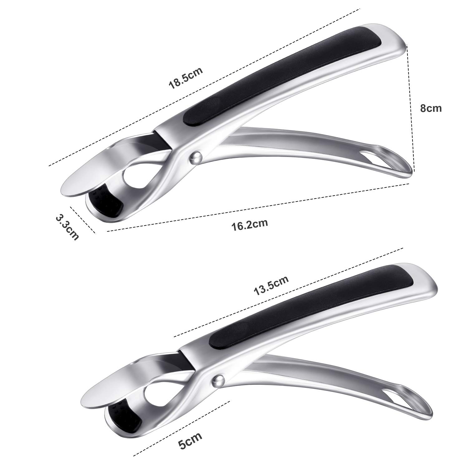 SOLEADER Plate Gripper for Instant Pot, Air Fryer & Hot Bowls - 2 Pack - Safe Microwave, Toaster Oven & Steamer Accessories - Perfect for Egg Custard, Jidangeng & Hot Dish Handling