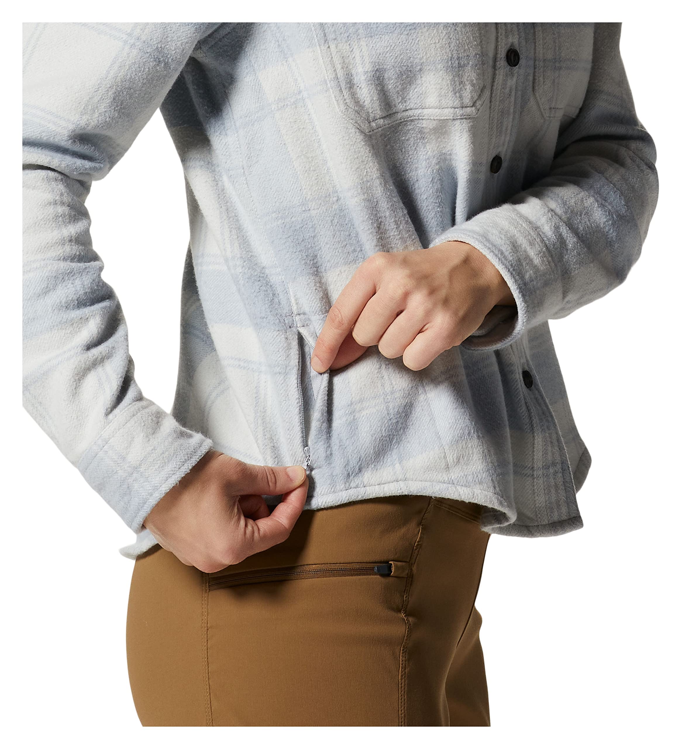 Mountain Hardwear Women's Plusher Long Sleeve Shirt - Soft & Comfortable Hiking & Outdoor Travel Top for Women | Perfect for Camping, Backpacking & Adventure Activities