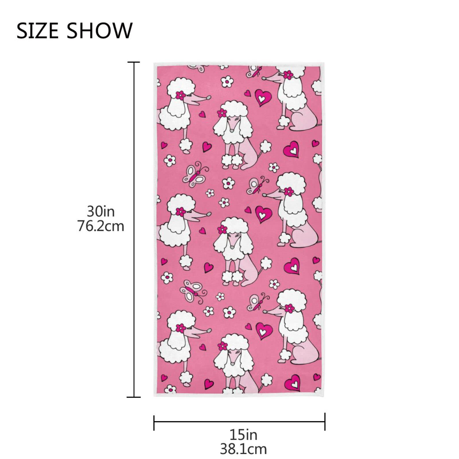 Premium Microfiber Hand Towel - Super Absorbent & Quick Dry Bath Towel for Bathroom, Hotel, Gym & Spa (15x30 Inches) - Perfect for Travel, Yoga & Post-Workout Use