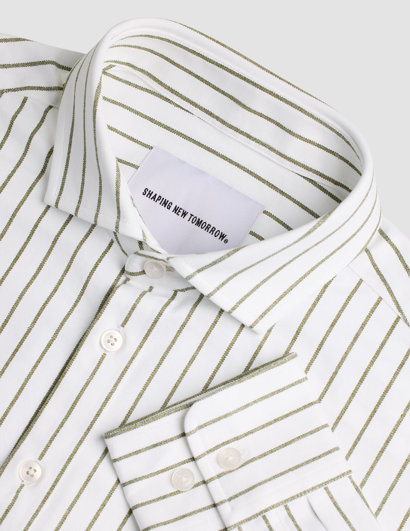 Classic Regular Fit Shirt with Rainforest Stripes - Perfect for Casual Wear, Office & Outdoor Activities