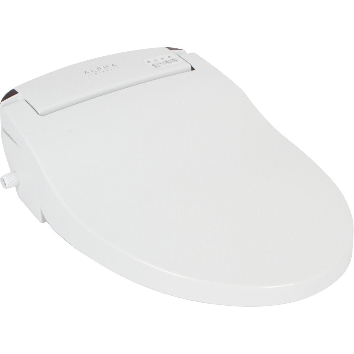 Alpha Bidet Alpha JX Bidet Seat - Heated Toilet Seat with Warm Water Wash, Adjustable Nozzle & Air Dryer - Perfect for Bathroom Upgrade & Enhanced Hygiene Comfort