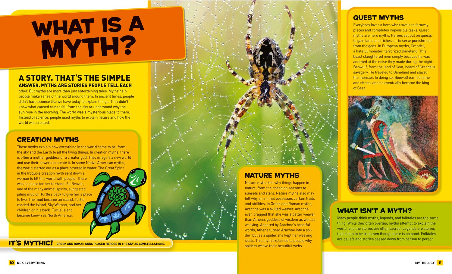 National Geographic Kids Everything Mythology Book - Facts, Photos & Fun for Gods & Goddesses | Mythology Guide for Kids, Educational Gift, Classroom & Homeschool Learning Resource