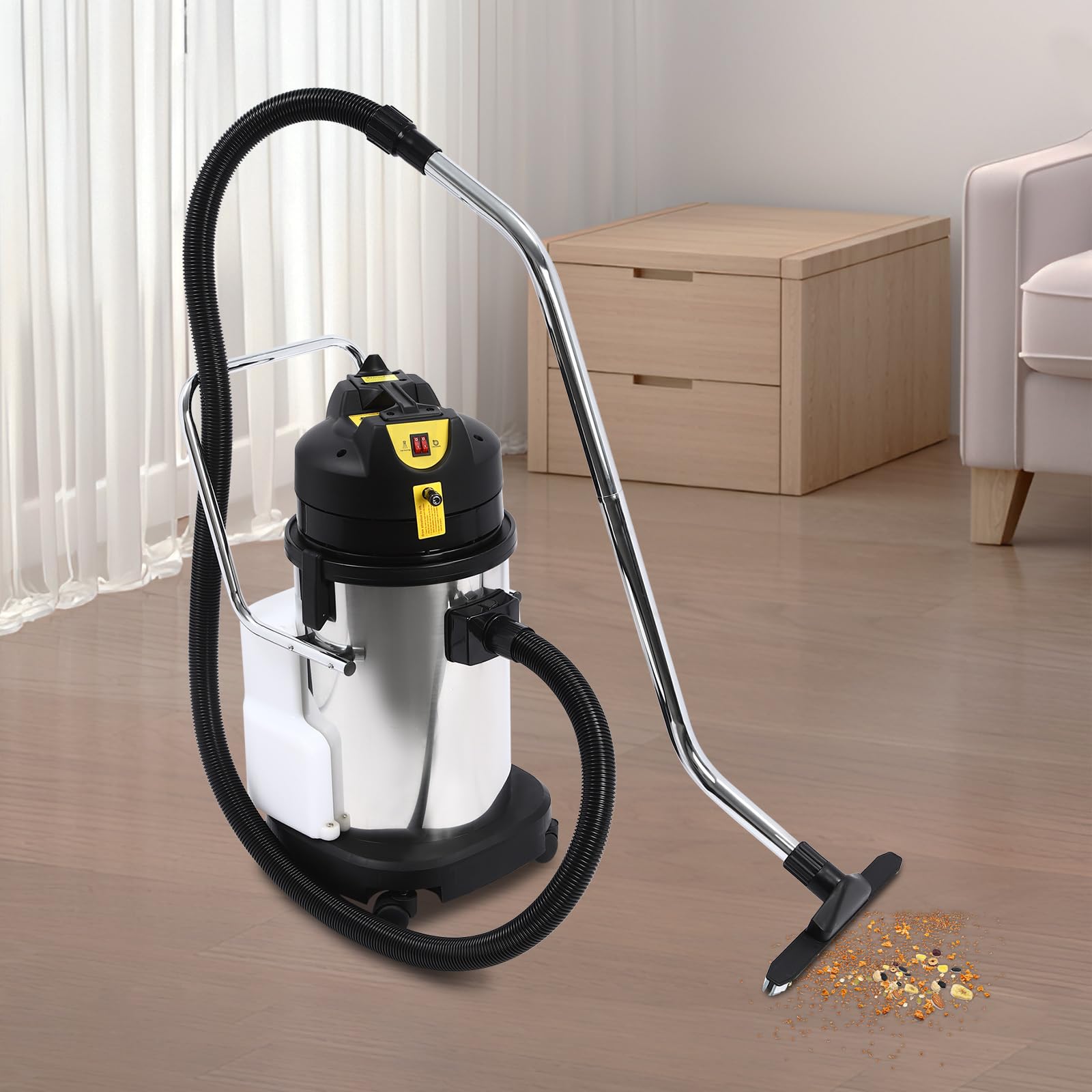 Undercat Commercial Carpet Cleaning Machine - 3-in-1 Portable Carpet Cleaner with 30L/7.93Gal Capacity, Wet Dry Vacuum for Floors, Heavy Duty Dust Extractor - Perfect for Sofa, Curtain & Carpet Cleaning in Homes, Offices & Hotels