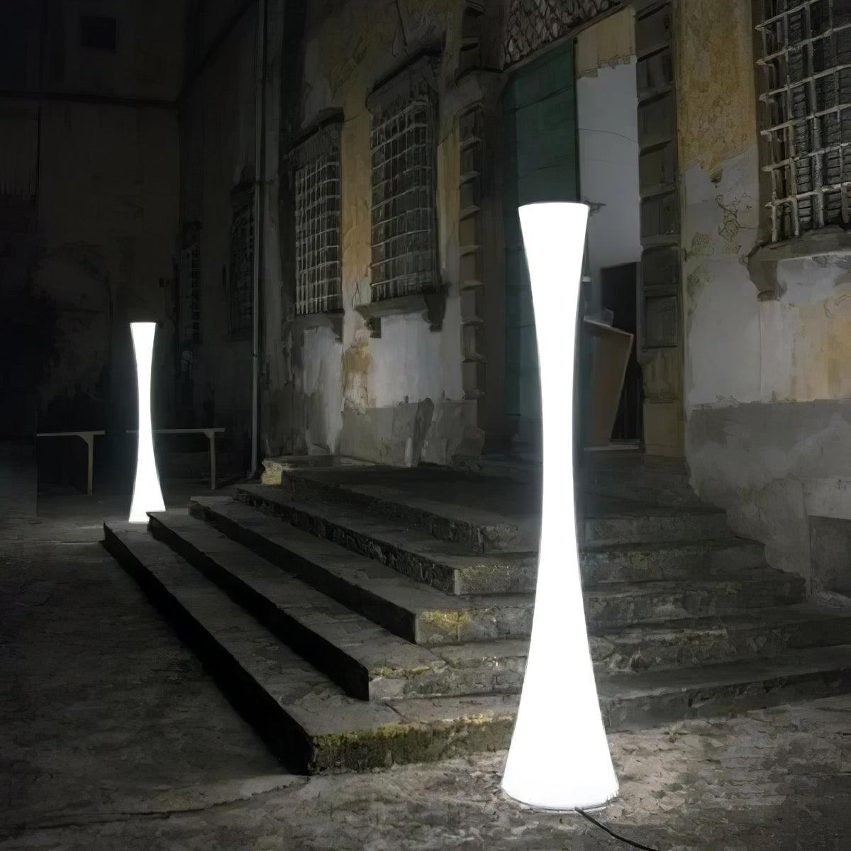 Biconica Pol Floor Lamp - Modern LED Standing Light with Adjustable Brightness for Living Room, Bedroom & Office Decor