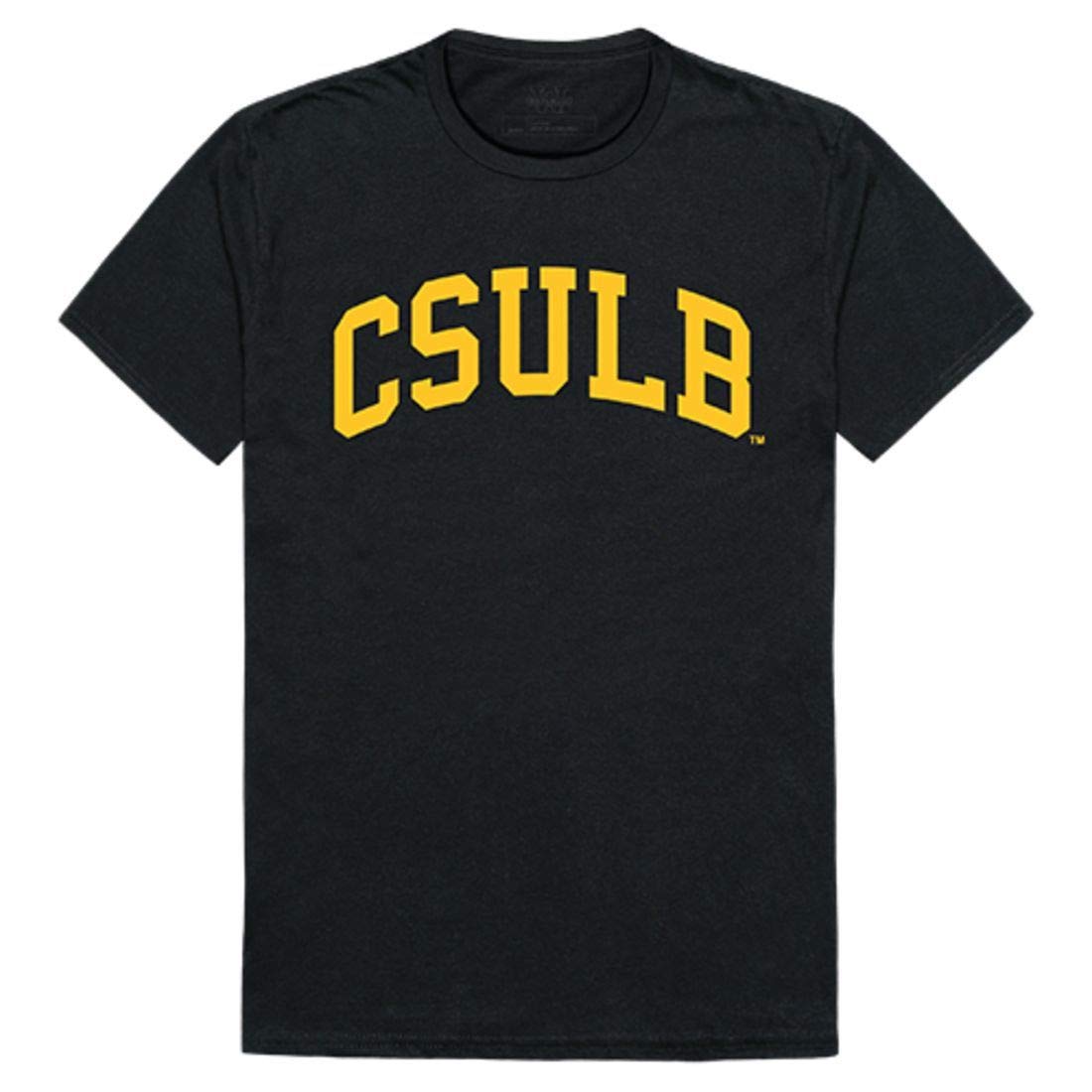 W Republic CSULB California State University Long Beach The Beach College Tee T-Shirt Black - Perfect for Campus Wear & Casual Outings