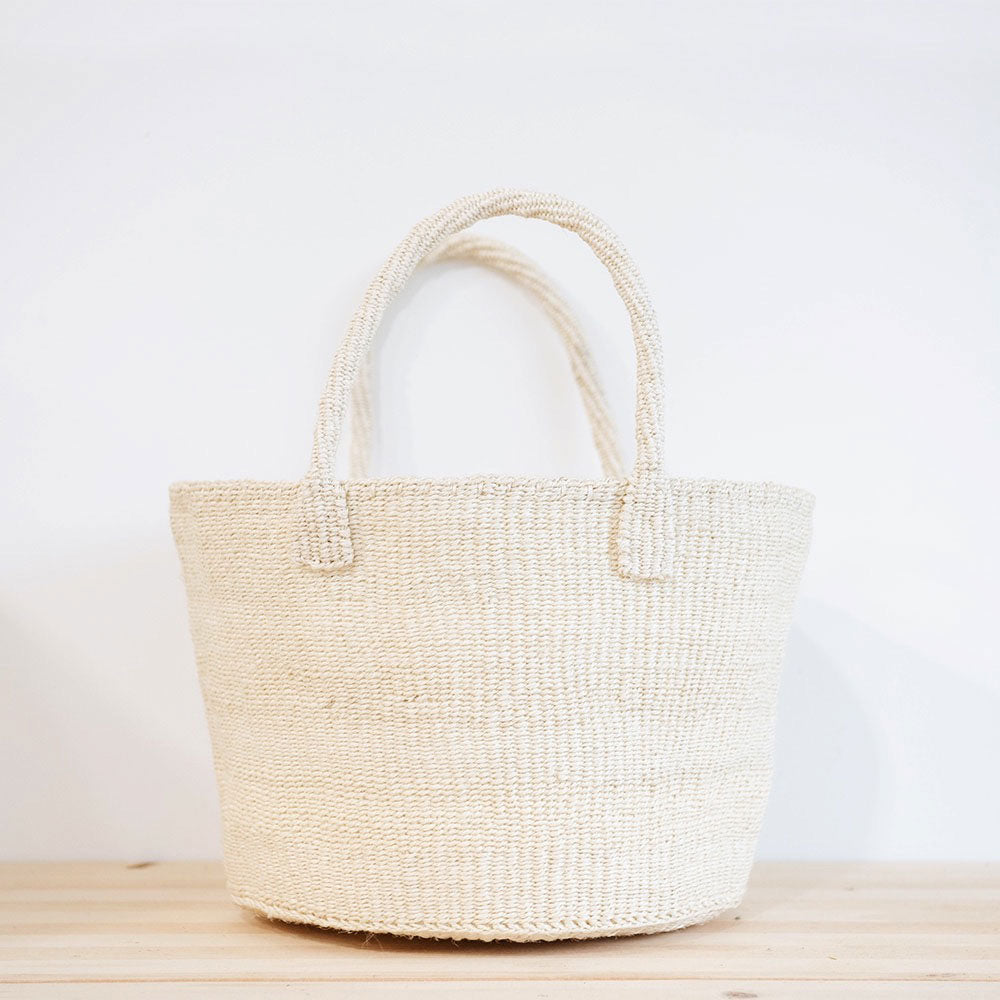 Natural Sisal Basket - Handwoven Storage Bin for Home Organization, Laundry, Toys & Decor | Eco-Friendly & Durable Woven Fiber Basket for Living Room, Bedroom, Nursery