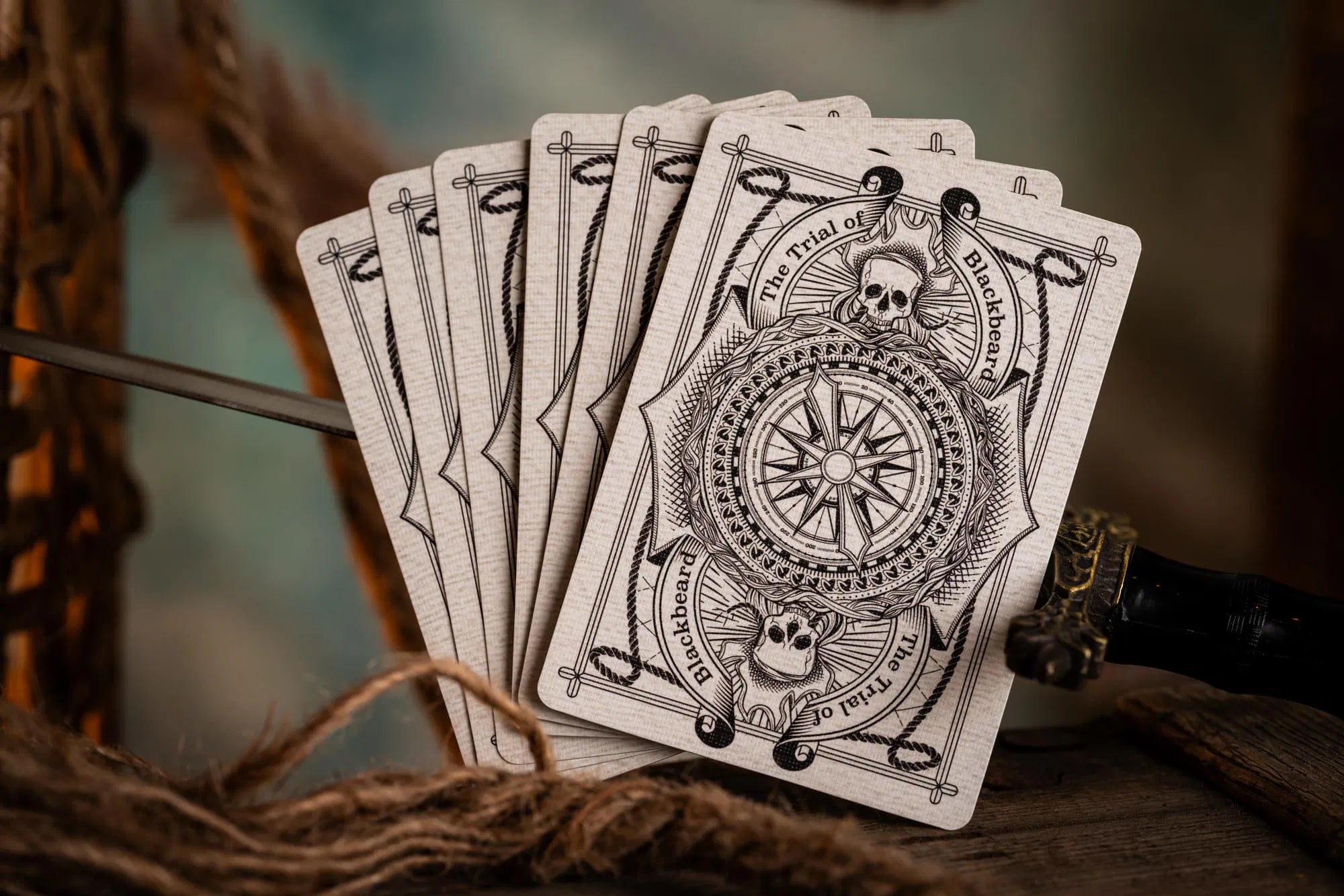 Blackbeard Playing Cards - Pearl Special Edition | Premium Pirate-Themed Deck for Collectors & Card Games | Perfect for Magic Tricks, Poker Nights & Gifts