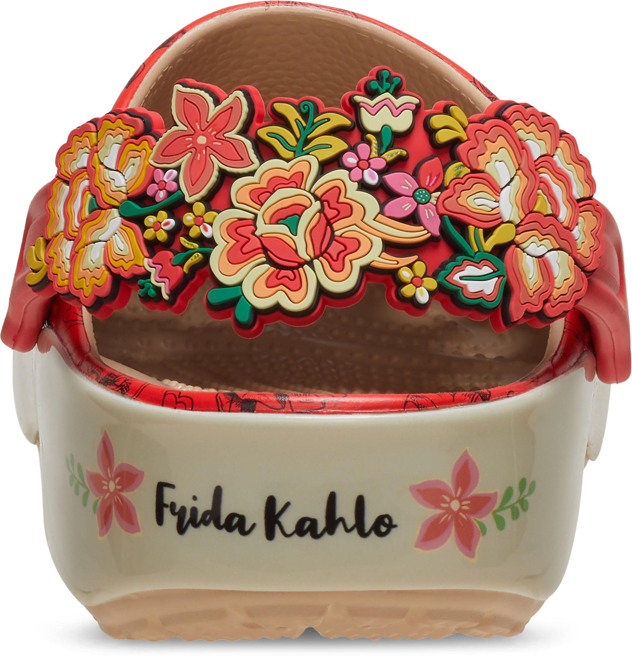Crocs Unisex-Adult Frida Kahlo Classic Clog | Comfortable Slip-On Water Shoes for Men & Women | Perfect for Beach, Pool, Garden & Casual Wear