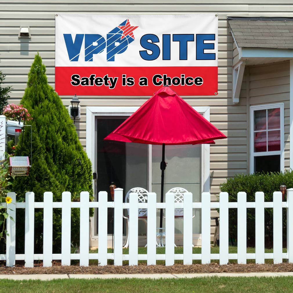 Durable Vinyl Banner - Multiple Sizes (60x144 Inches) with 10 Grommets | Weatherproof, Industrial Strength for Outdoor Yard Signs, Site Safety & Lifestyle Use | Perfect for Construction Sites, Events, Business Advertising & Backyard Decor
