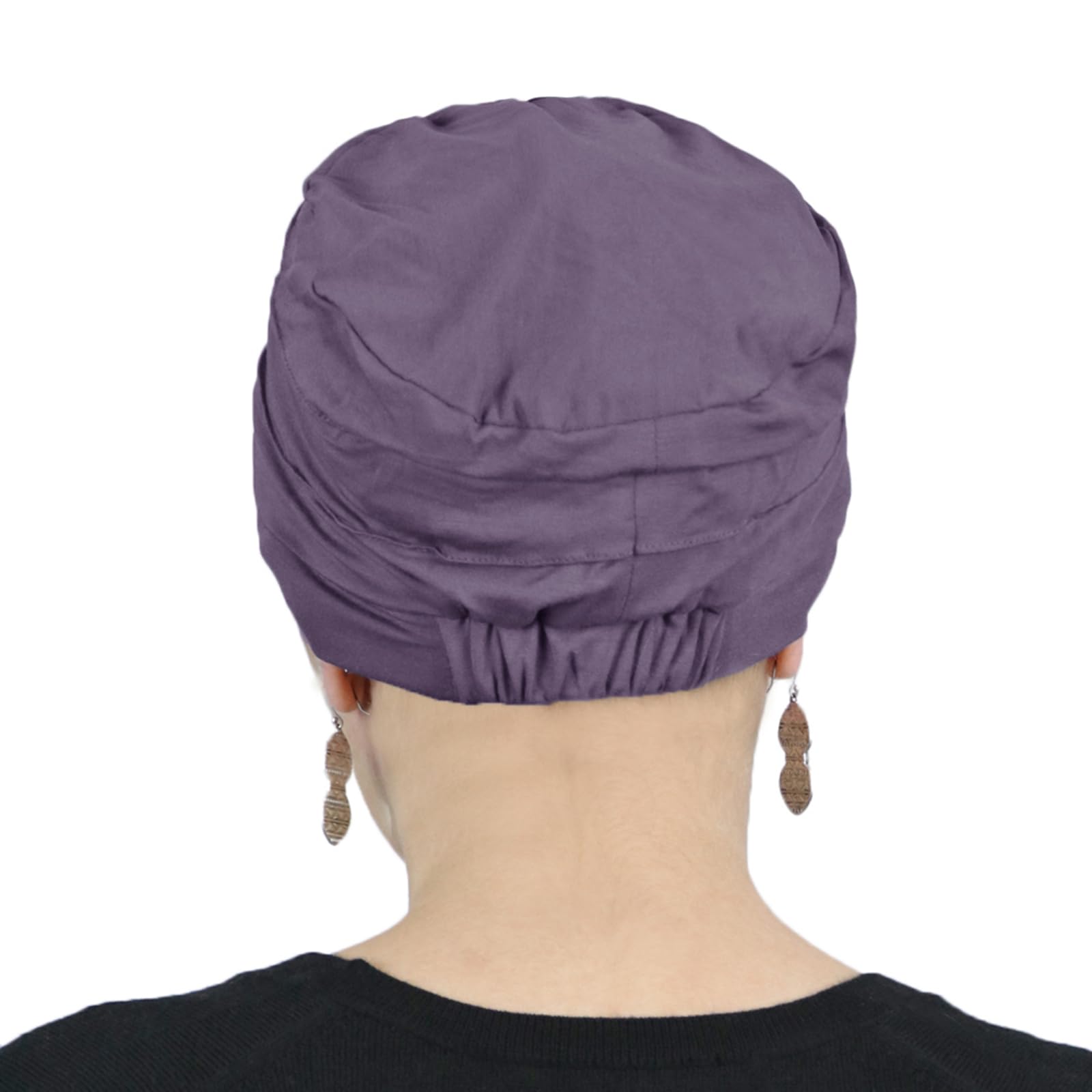Soft Bamboo Chemo Cap for Women - UPF 50+ Sun Protection Cancer Headwear, Seamless Turban & Scarf - Perfect for Chemotherapy, Outdoor Activities & Sun Protection