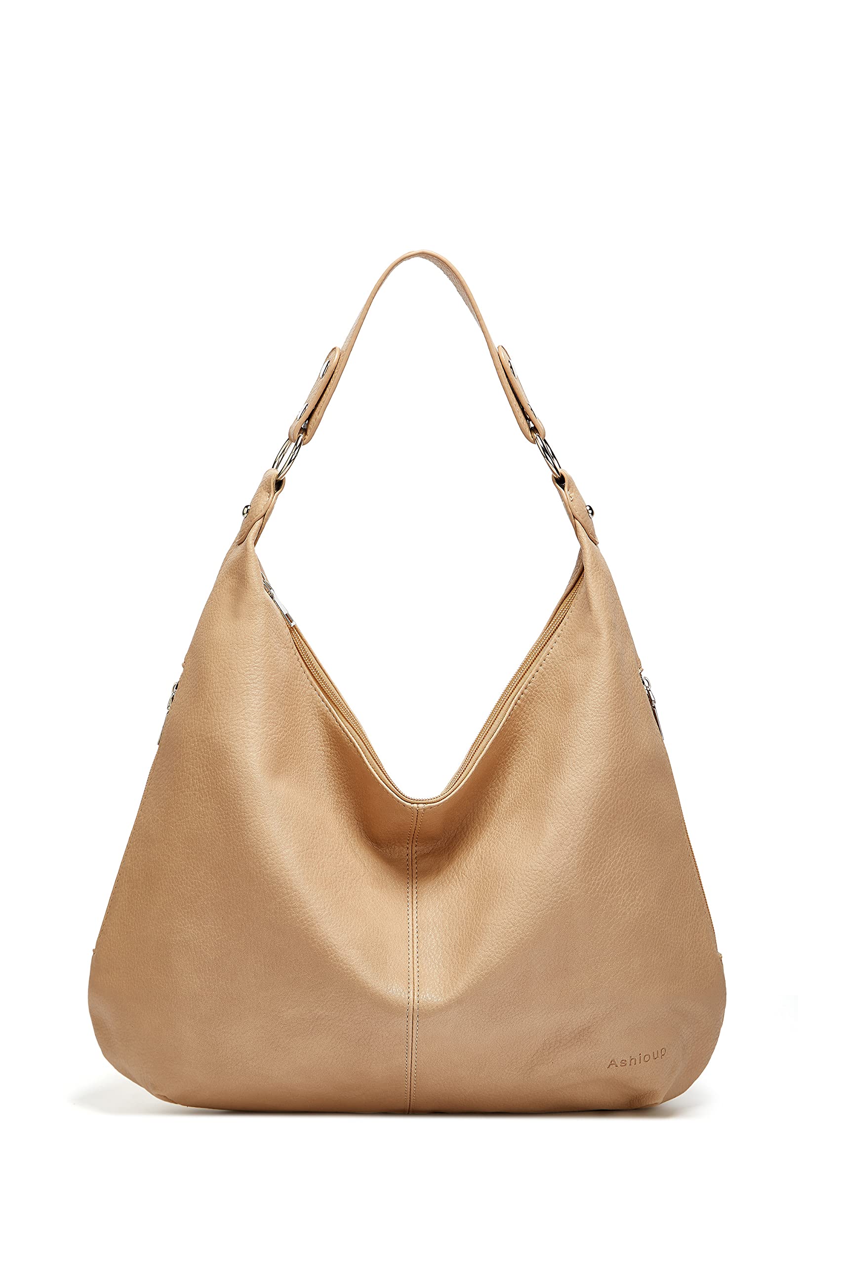 Stylish Vintage Hobo Bags for Women - Soft PU Leather Slouchy Shoulder Bag with Secure Zipper Closure | Perfect for Work, Travel & Everyday Use