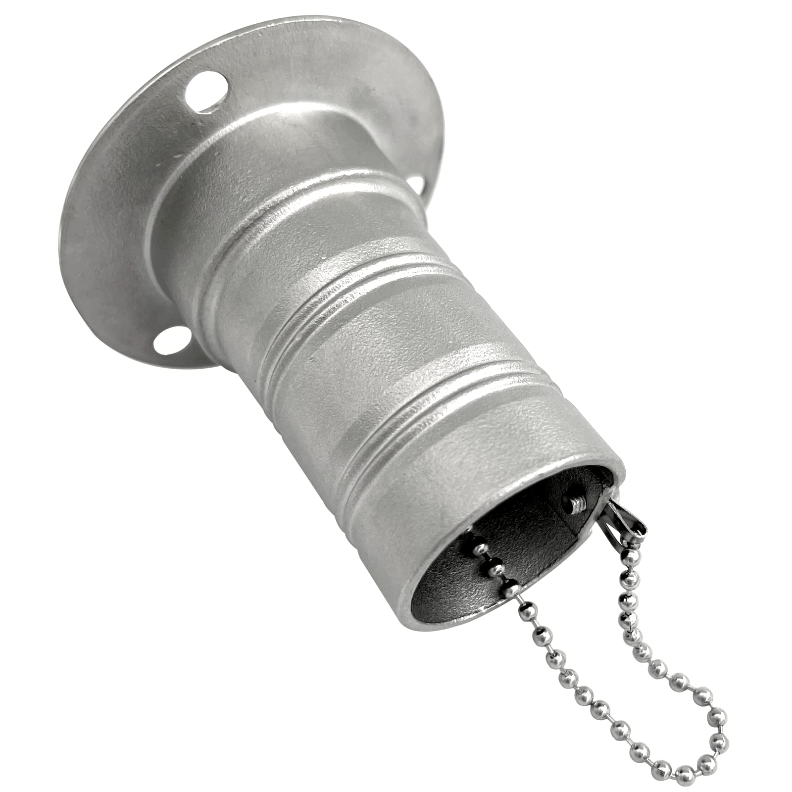 316 Stainless Steel Boat Gas Deck Fill with Keyless Cap - 1-1/2