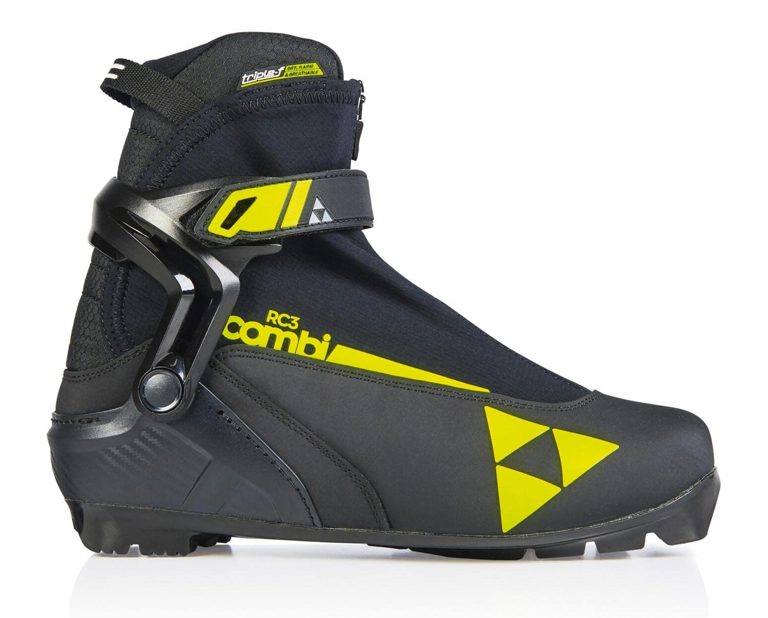 Fischer Unisex RC3 Combi Durable Weatherproof Insulated Ski Boots - Warm & Stable for Nordic Skiing, Winter Sports & Outdoor Adventures