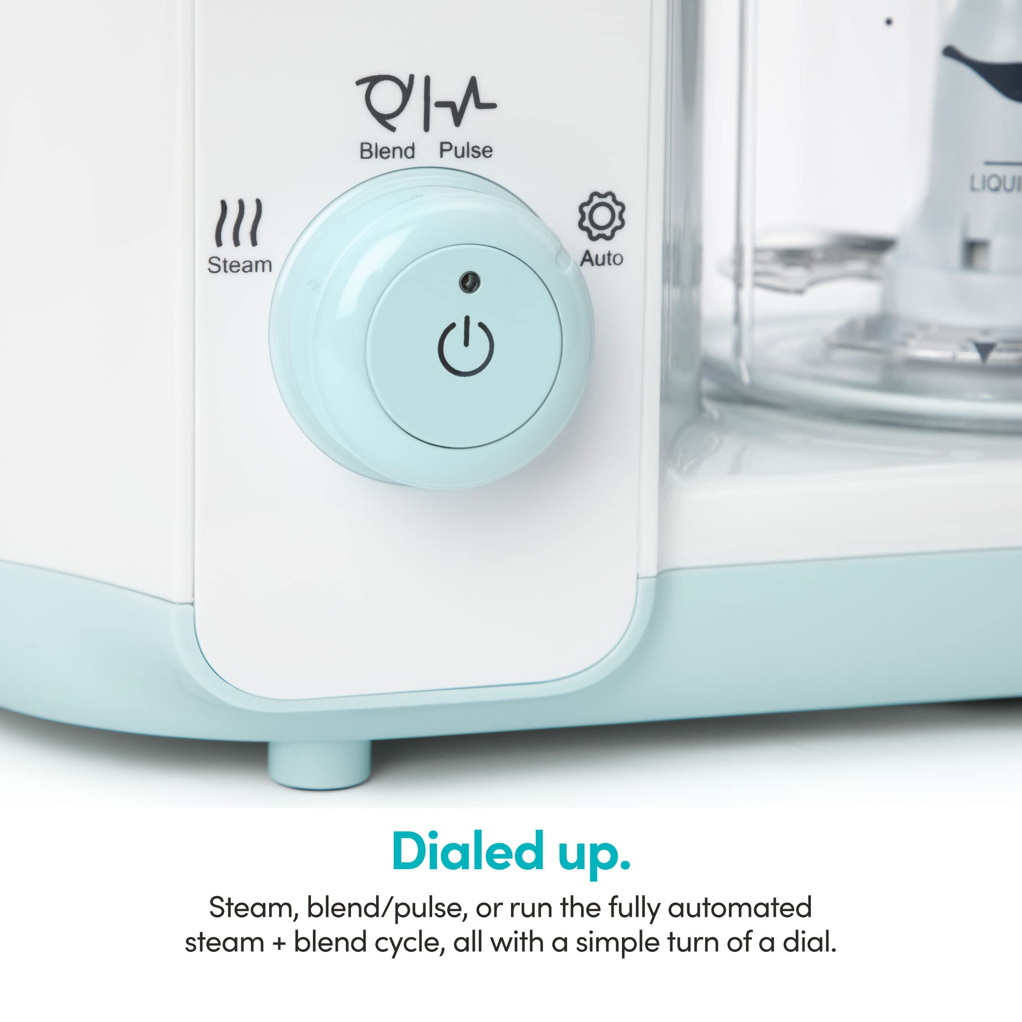 Nutribullet Baby Food Maker - 2-in-1 Steamer and Blender for Homemade Baby Food | White & Blue | Compact Size 10.63 x 7.21 x 7.56 inches | Perfect for Making Fresh Purees, Steaming Vegetables & Preparing Healthy Meals for Infants