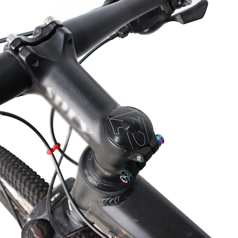10PCS M6 Bike Stem Top Cap Cover - Waterproof & Dustproof Cycling Headset Cap for Mountain Bikes - Perfect for Trail Riding, Commuting & Bike Maintenance