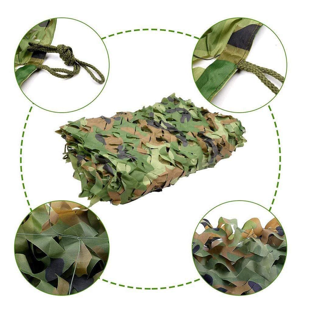 Woodland Camouflage Netting - Army Camo Net for Camping, Military, Hunting & Shooting | Sunscreen & Sun Shade Net in Bulk Roll | Perfect for Hunting Decoration, Theme Parties & Outdoor Adventures