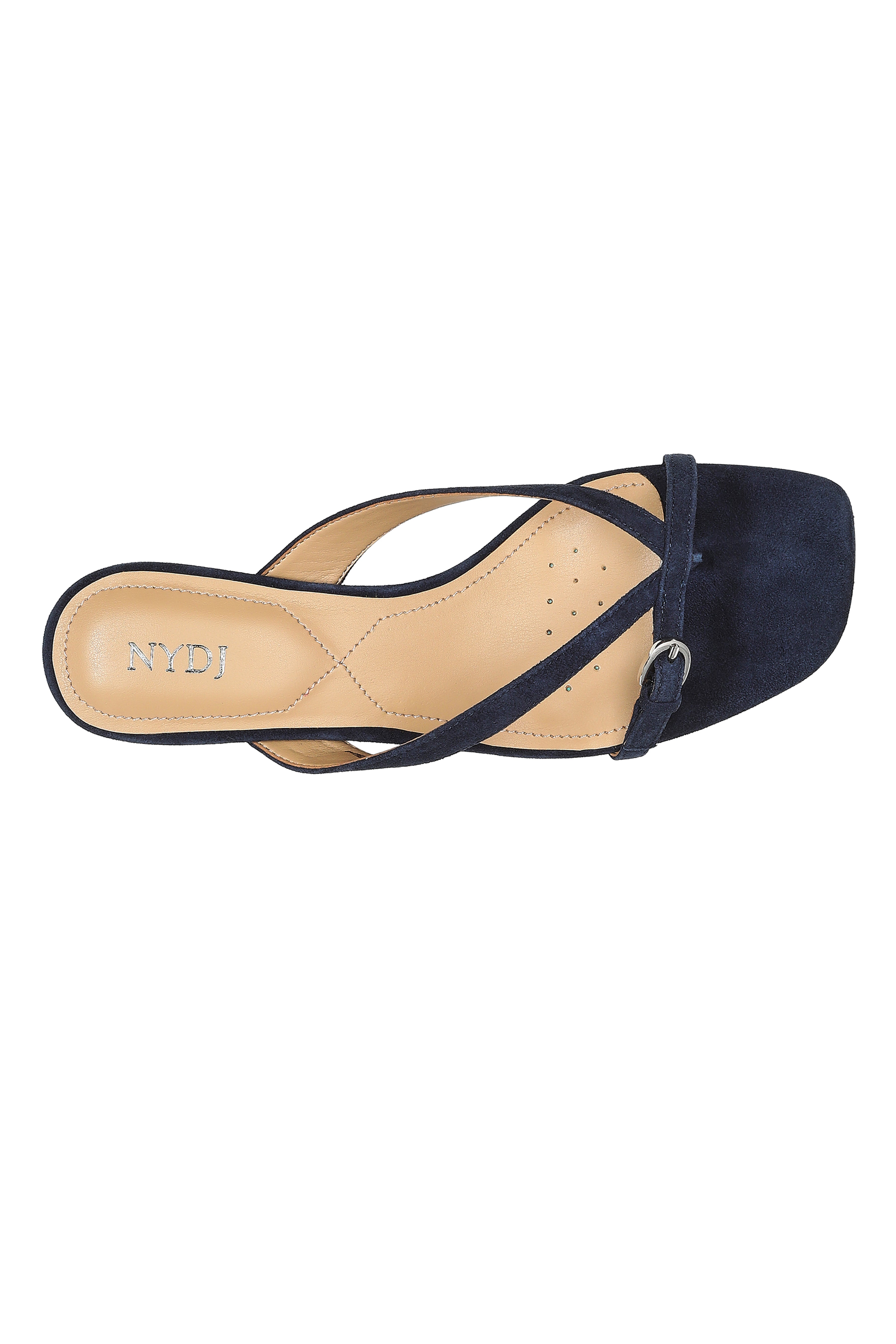 Glam Block Heel Sandals for Women - Navy Blue Chunky Heel Summer Dress Sandals - Perfect for Weddings, Parties & Beach Vacations