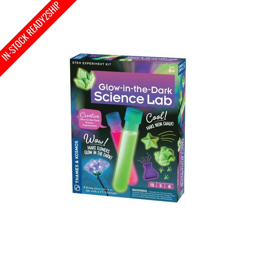 Glow in the Dark Science Lab Kit - Fun Educational STEM Toys for Kids - Perfect for Science Experiments, Birthday Gifts & Classroom Activities