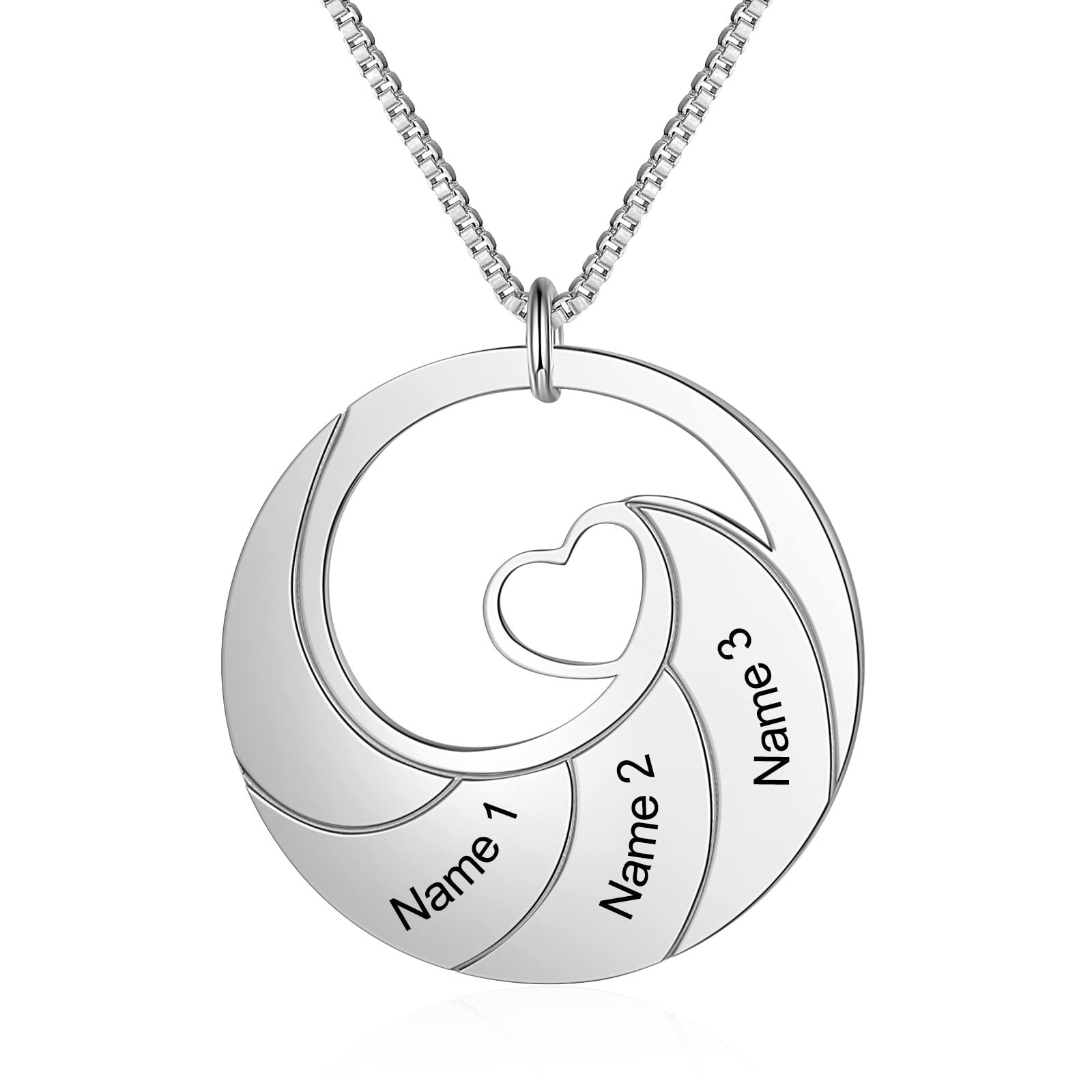 Personalized Mother Necklace for Women - Custom 3-5 Name Engraved Charm Jewelry for Mom, BFF, Girlfriend | Heartfelt Gift for Birthday, Anniversary & Mother's Day | Perfect for Everyday Wear & Special Occasions