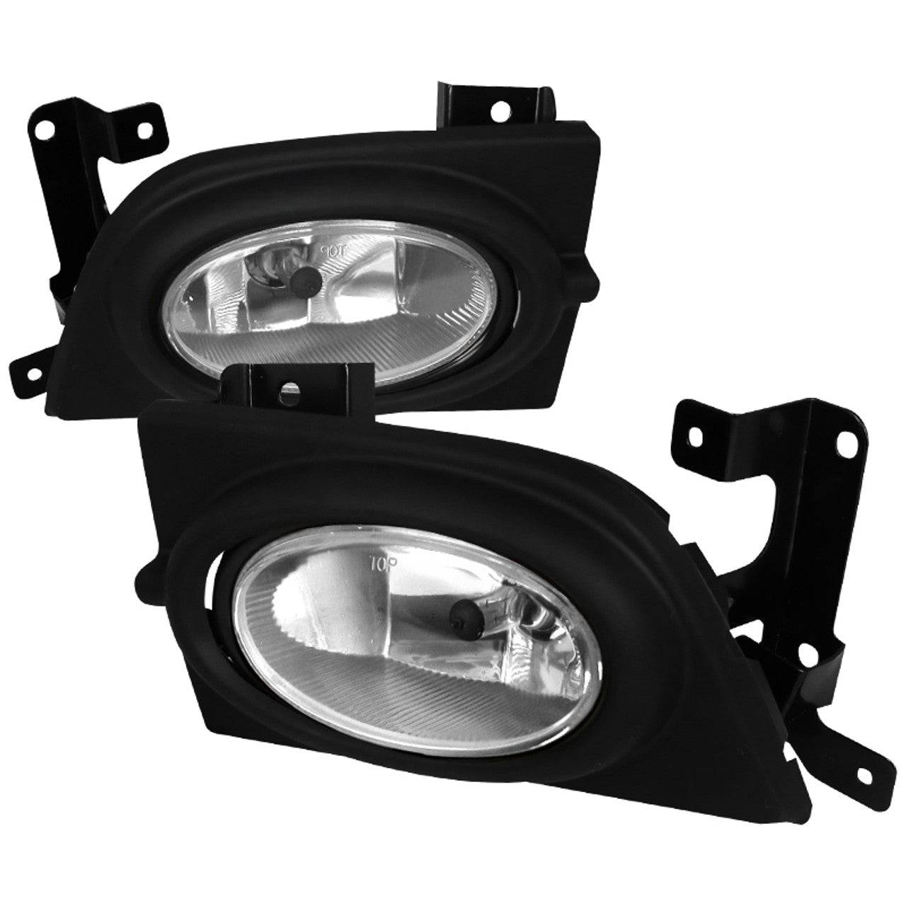 OEM Style Fog Lights for 2006-2008 Honda Civic 4-Door Sedan - Perfect for Night Driving and Enhanced Visibility