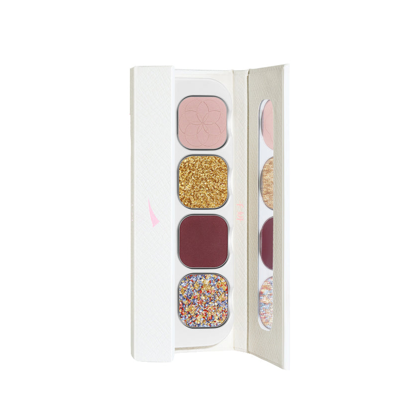 Customizable Quad Eyeshadow Palette by CHEERYEP - Build Your Perfect Makeup Look for Day & Night, Party & Work