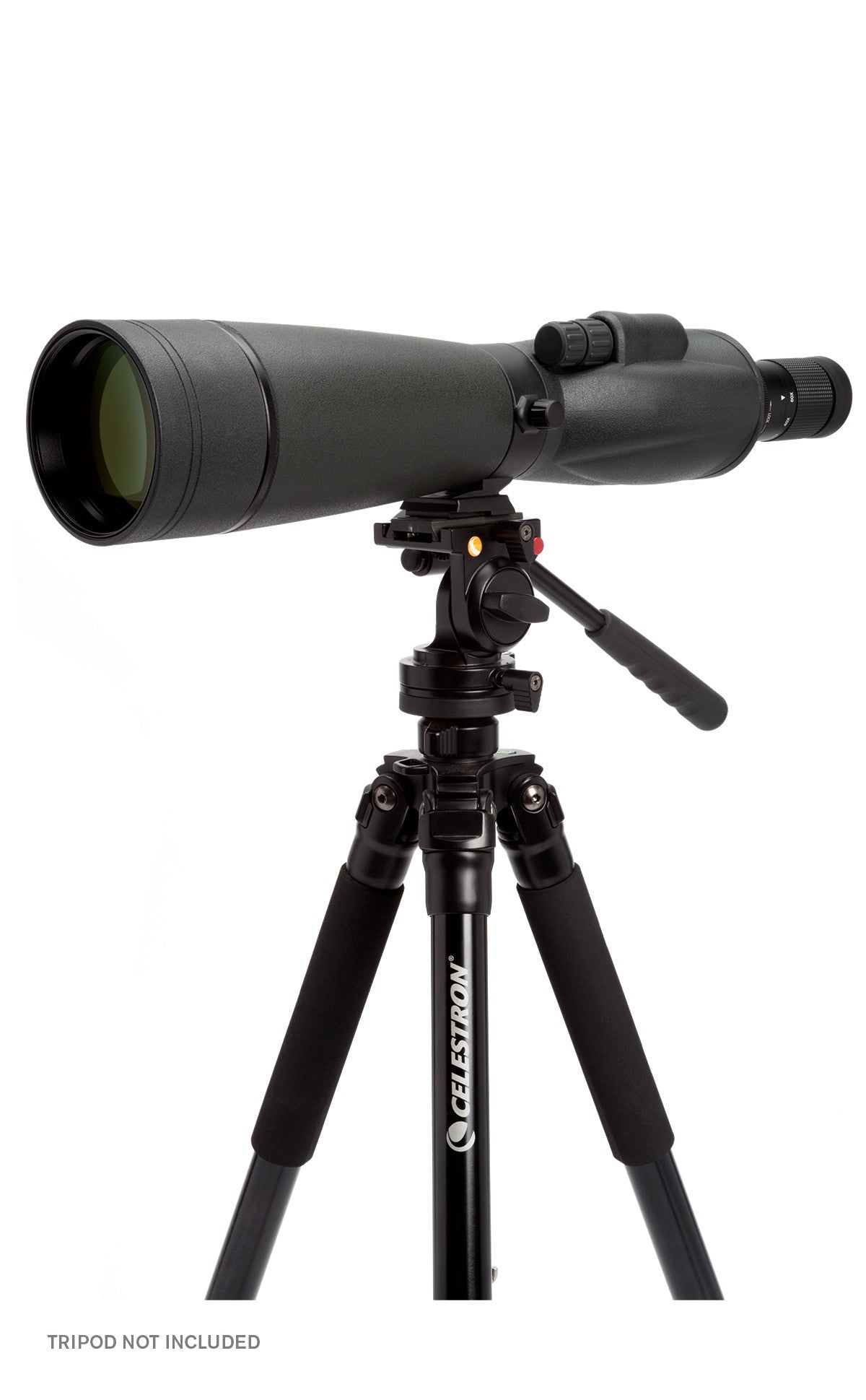 TrailSeeker 20-60x80 Straight Zoom Spotting Scope for Hunting, Bird Watching & Outdoor Adventures - High Power Magnification for Long Range Viewing
