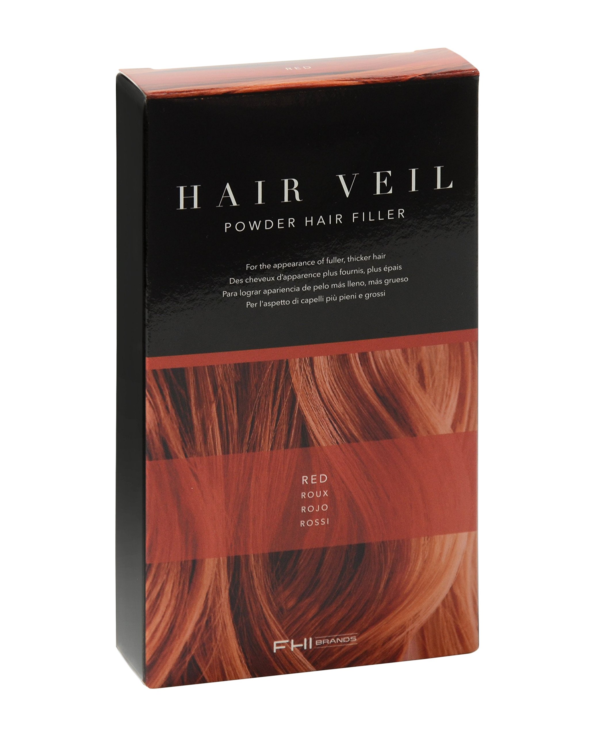 FHI Heat Hair Veil Powder - Volumizing Hair Filler for Thicker, Fuller & Healthier Looking Hair - Instant Root Coverage & Styling Solution for Fine or Thin Hair - Perfect for Daily Use & Special Occasions