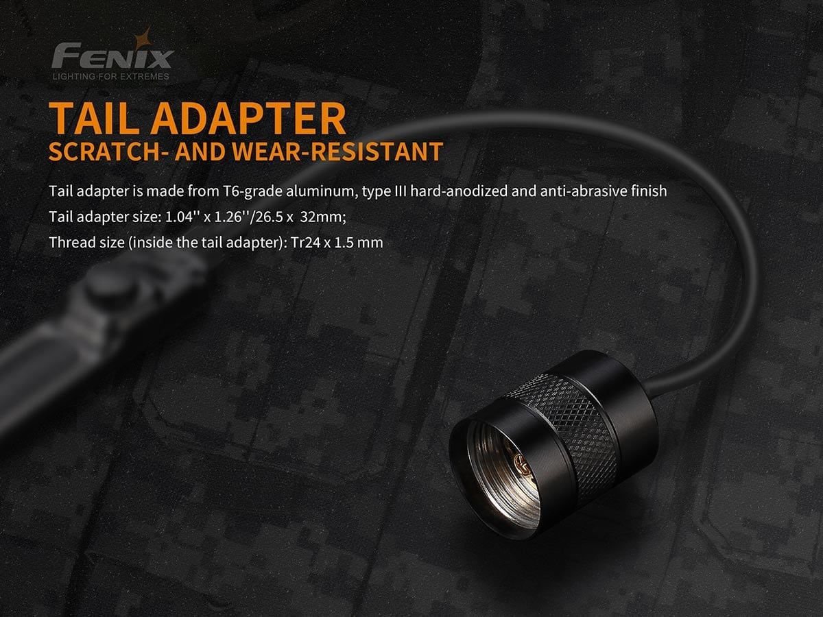 Fenix AER 03 V2.0 Tactical Remote Switch for Flashlights | Waterproof & Durable | Perfect for Hunting, Camping & Emergency Use