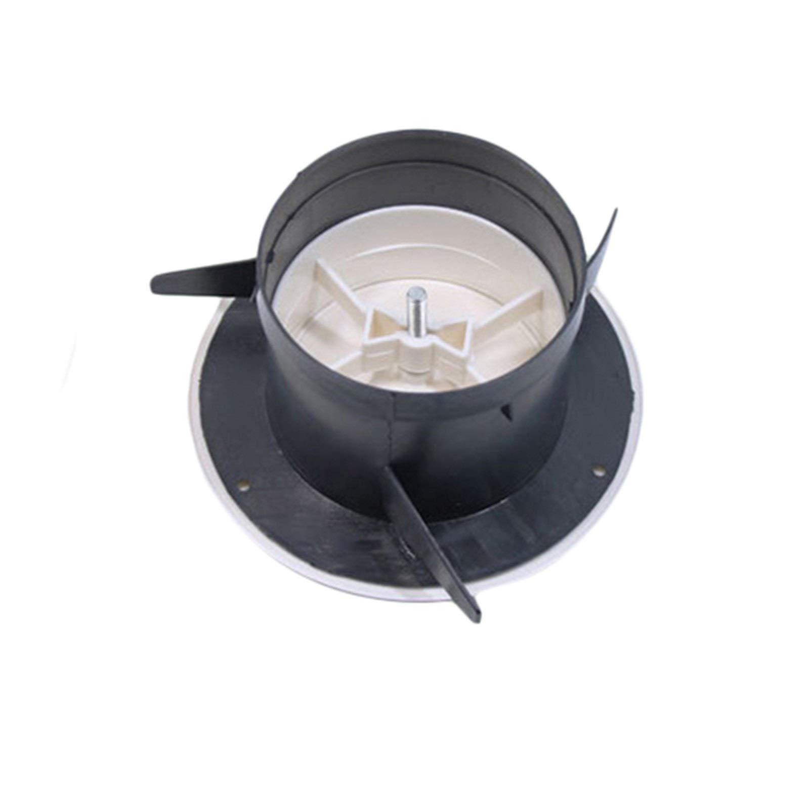 Adjustable ABS Air Vent Grille - 75mm Round Diffuser for Kitchen & Bathroom Ventilation - Replacement Air Ventilation Cover with Extract Valve - Perfect for Home & Commercial Use
