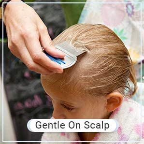 BELLAS Stainless Steel Lice Comb for Head Lice and Egg Removal - Durable Nit Comb for Kids & Adults - Pack of 1 - Perfect for Home, School & Travel Use
