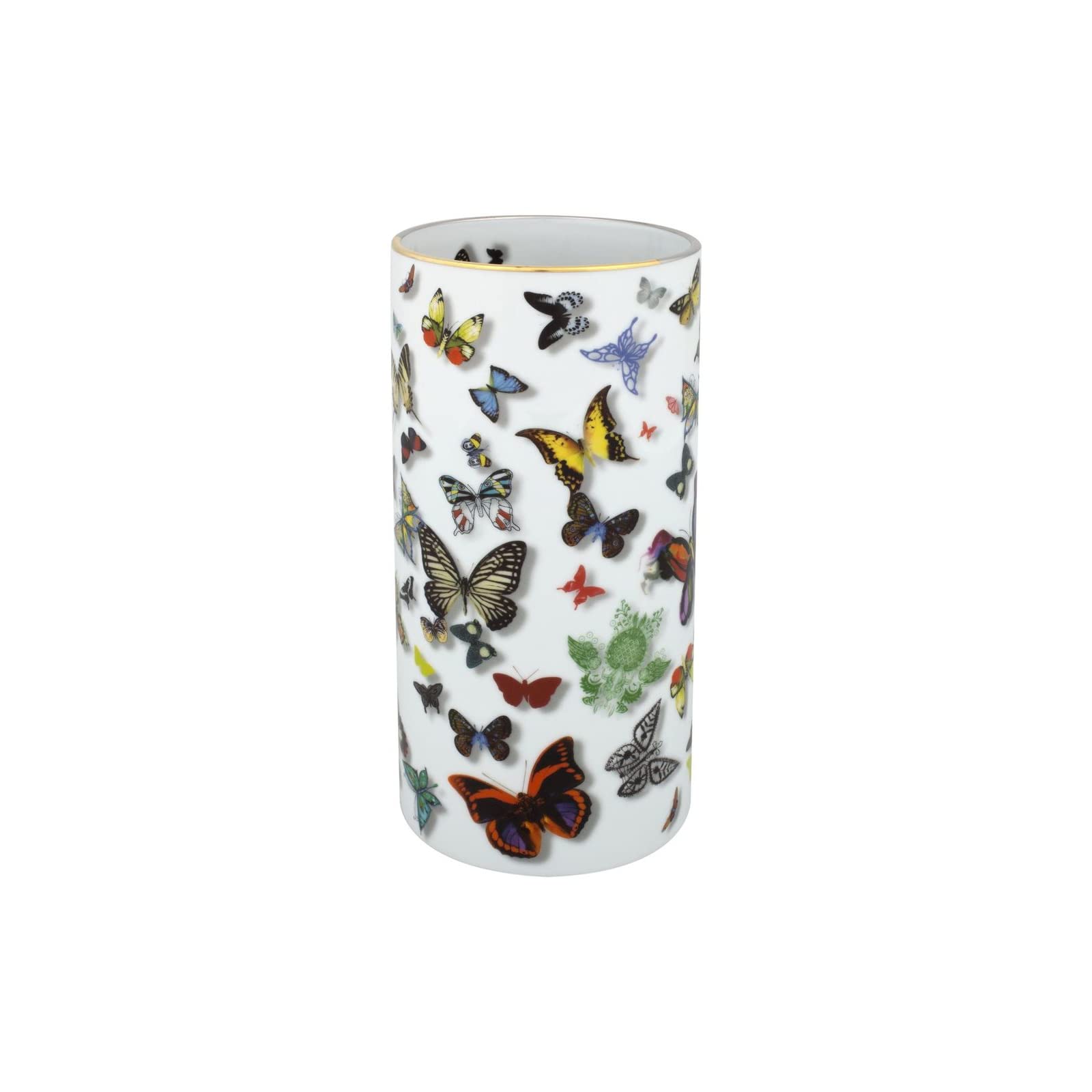Vista Alegre Christian Lacroix Butterfly Parade Vase with Gift Box - Elegant Home Decor for Living Room, Wedding Centerpiece & Luxury Gift Idea