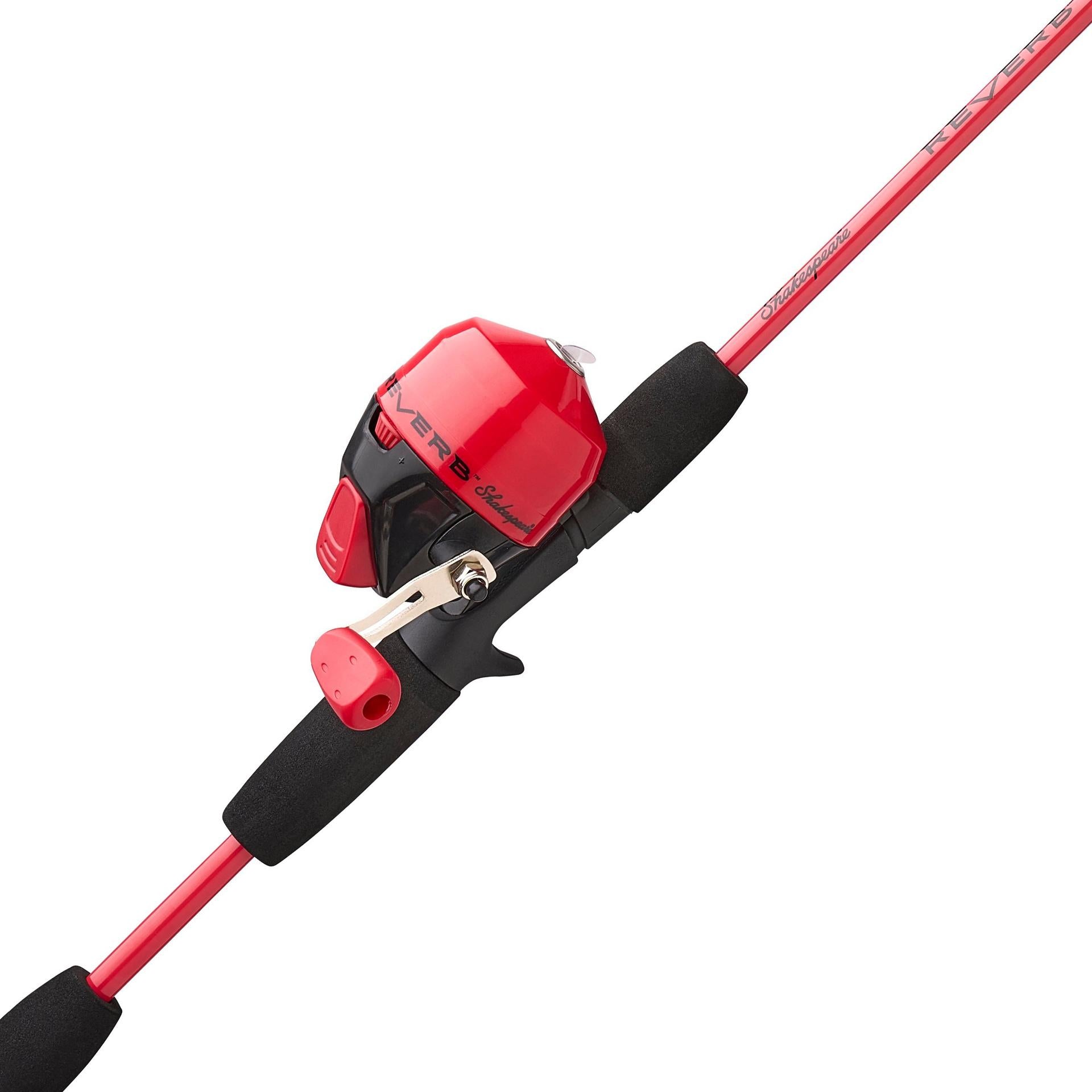 Reverb Spincast Fishing Rod and Reel Combo - Lightweight Spinning Rod with Smooth Reel for Freshwater & Saltwater Fishing - Perfect for Bass, Trout, and Surf Casting