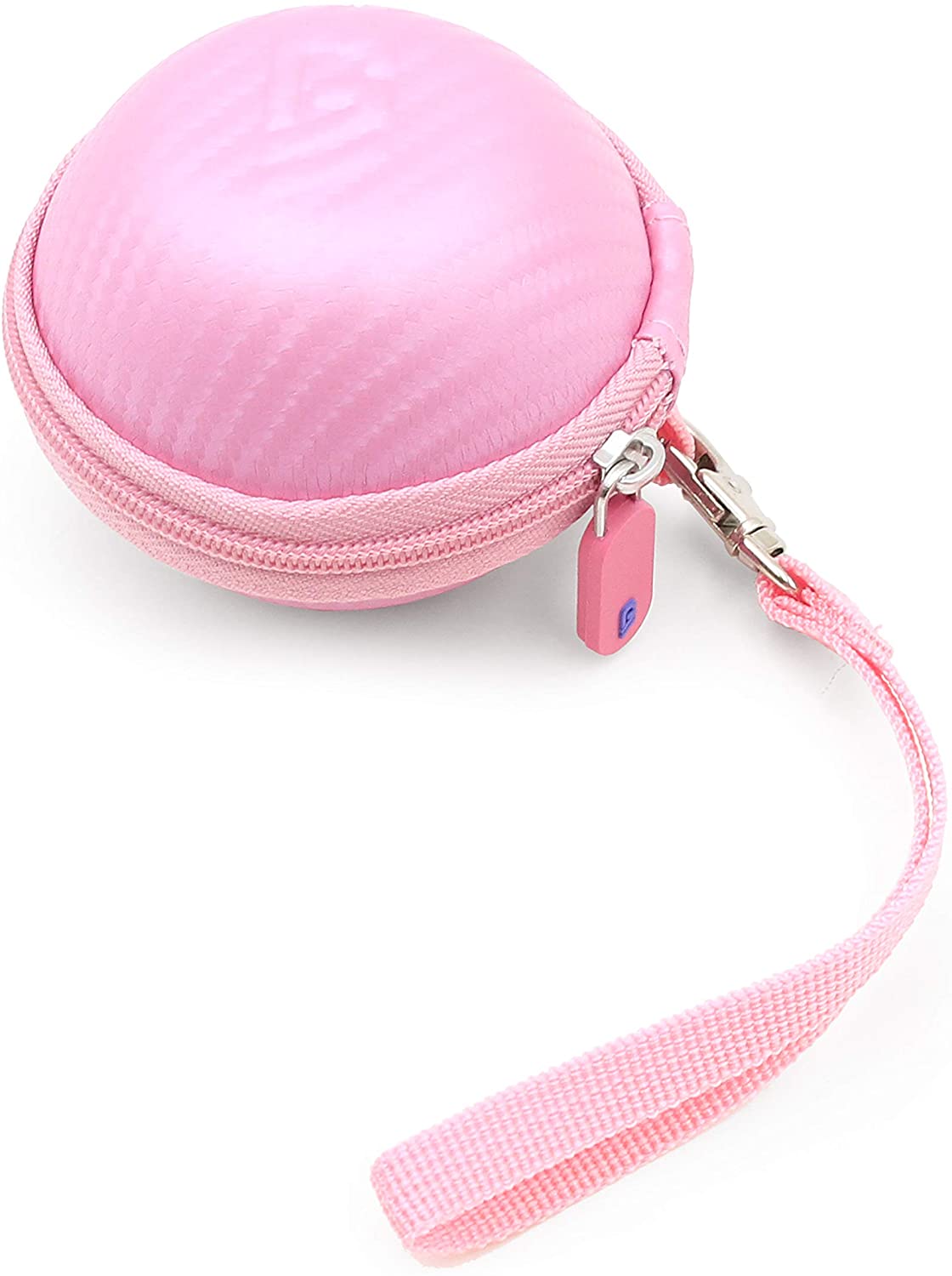Casematix Pink Carry Case for Tamagotchi Pix Camera - Protective Case with Wrist Strap & Carabiner - Perfect for Virtual Pet Protection and On-the-Go Play