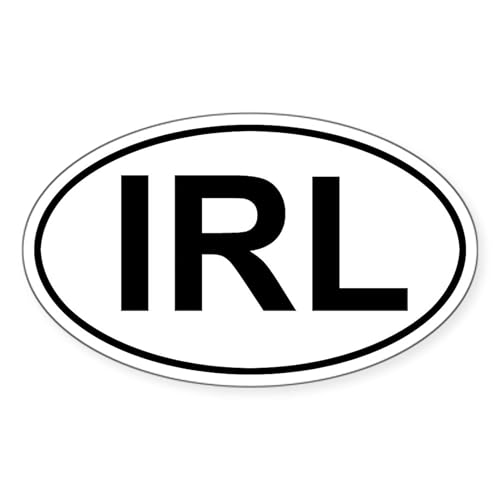 White - Irl Ireland Bumper Sticker