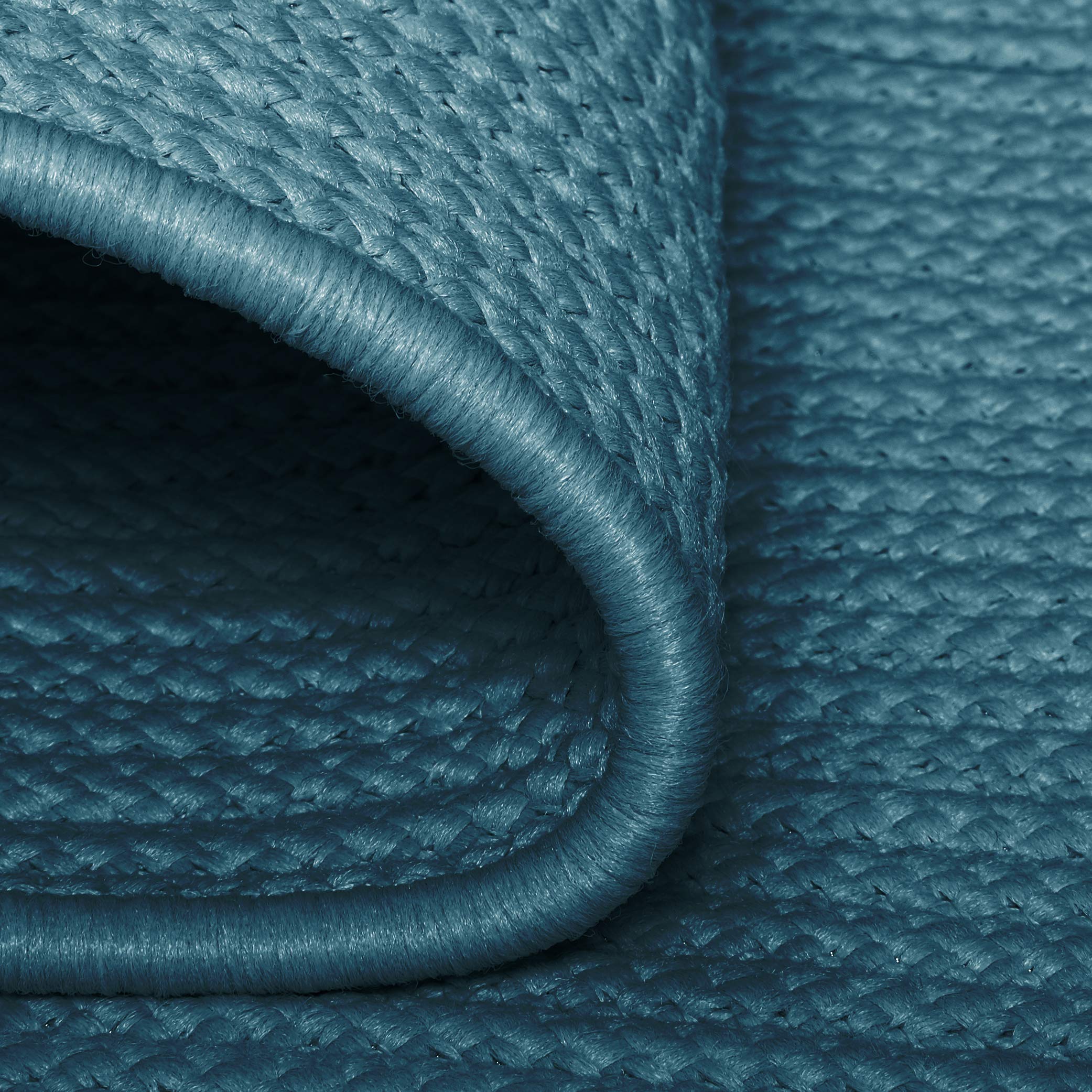 Simply Home Solid Area Rug 12x12 Feet - Federal Blue - Soft & Durable - Perfect for Living Room, Bedroom, or Office Decor