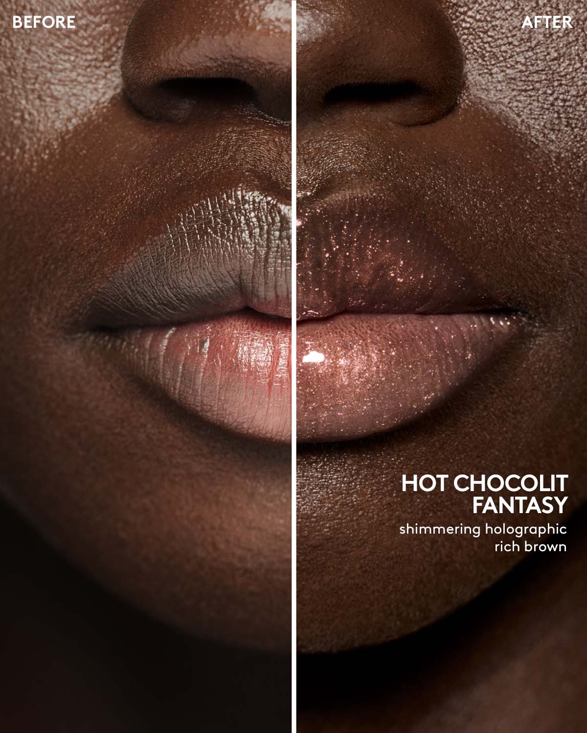 Fenty Beauty Gloss Bomb Universal Lip Luminizer - Hot Chocolit Shade | Hydrating Plumping Lip Gloss for Women | Perfect for Date Night & Everyday Wear