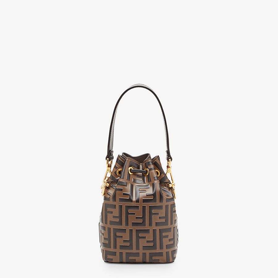 Fendi Mon Tresor Brown Mini Bag - Luxury Leather Crossbody Purse for Women | Perfect for Date Night, Parties & Everyday Use