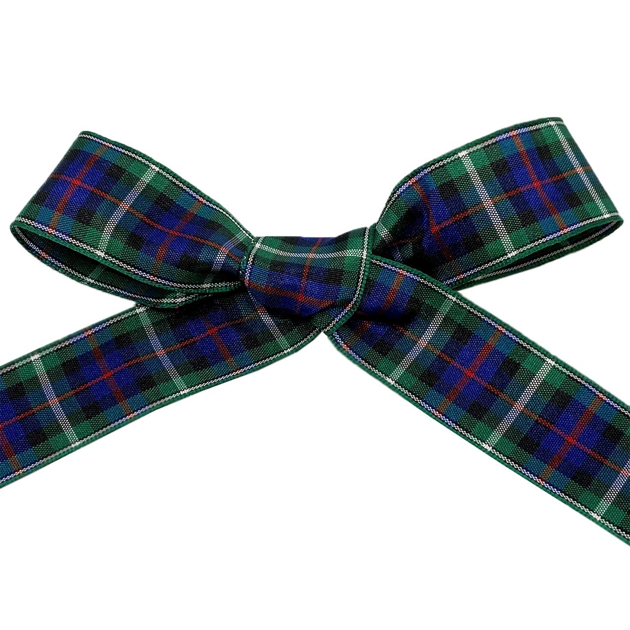 Morex Ribbon Edinburgh Ribbon - 1 Inch x 27 Yards Mackenzie Tartan Plaid Ribbon (97525/25-15) - Perfect for Gift Wrapping, DIY Crafts, and Scottish-Themed Decorations