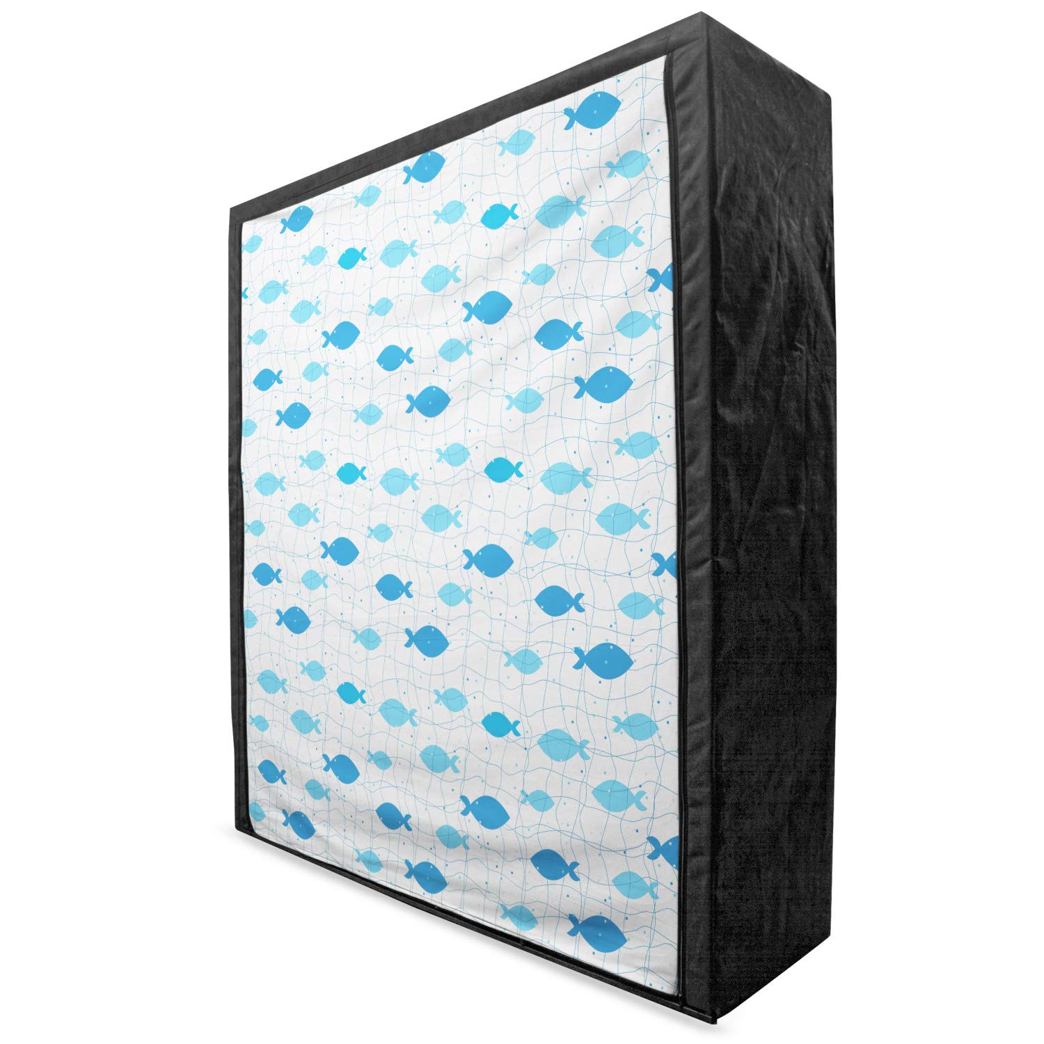 Ambesonne Fish Pattern Portable Fabric Wardrobe - 59