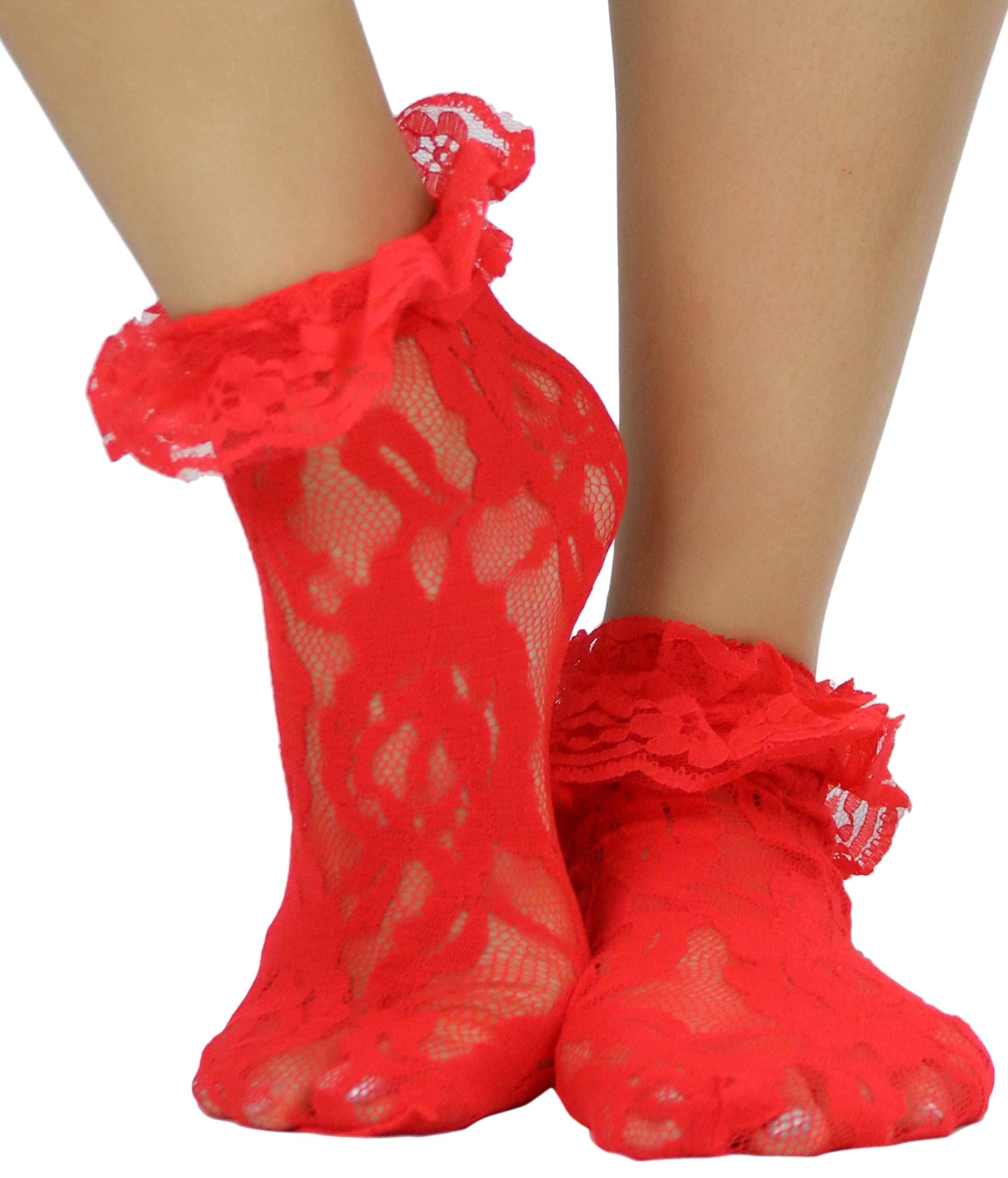 Elegant Lace Anklet with Ruffle Cuff for Women | Delicate Ankle Bracelet | Perfect for Weddings, Date Nights & Summer Outfits