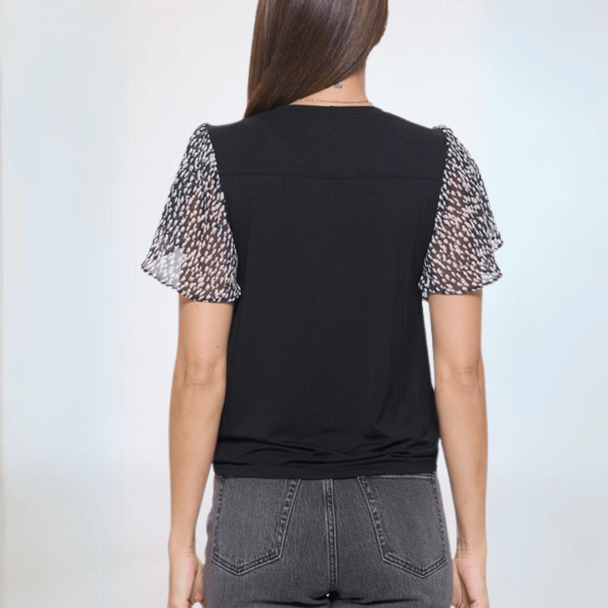 Elegant Chiffon Tulip Sleeve Blouse for Women - Summer Floral Print Tops - Perfect for Office, Date Night & Special Occasions