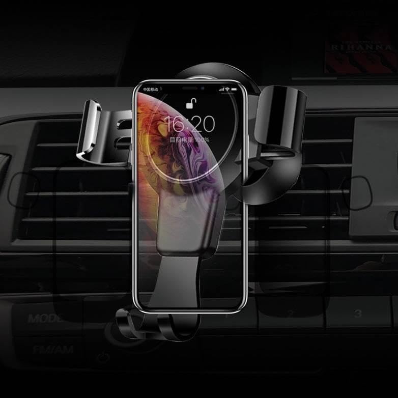 BoxWave Car Mount Holder for Hot Pepper Ghost - X-Switch Air Vent Phone Mount, Universal Car Phone Stand (Jet Black) - Perfect for GPS Navigation & Hands-Free Driving