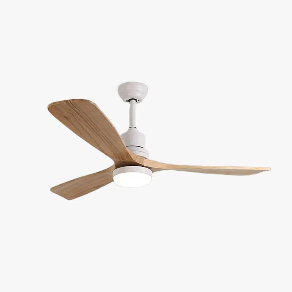 3-Blade Modern Ceiling Fan with LED Light Kit - Quiet Remote Control, Flush Mount Design for Bedroom, Living Room & Office