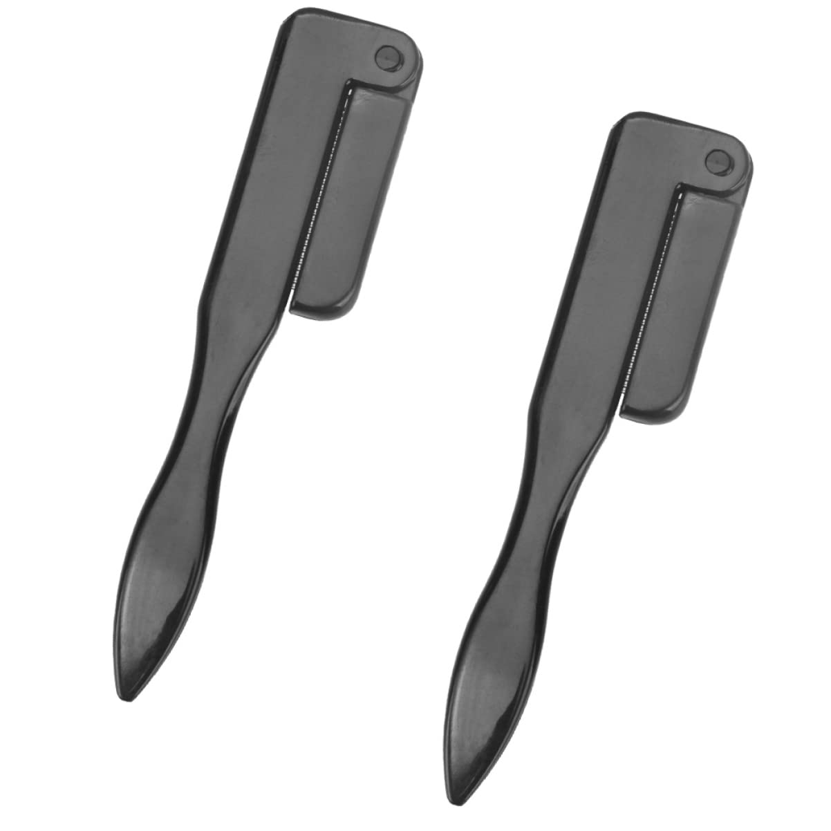 LALAFINA Professional Stainless Steel Eyebrow Brush & Double-Ended Eyelash Comb Set - Perfect for Home Salon, Eyebrow Grooming & Lash Extension Care